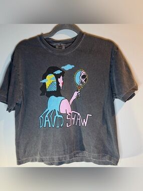Women’s Comfort Colors Cropped Tee - Musician David Shaw Official Merchandise